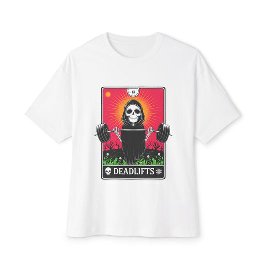 Deadlifts Skull Boxy Tee, Unisex