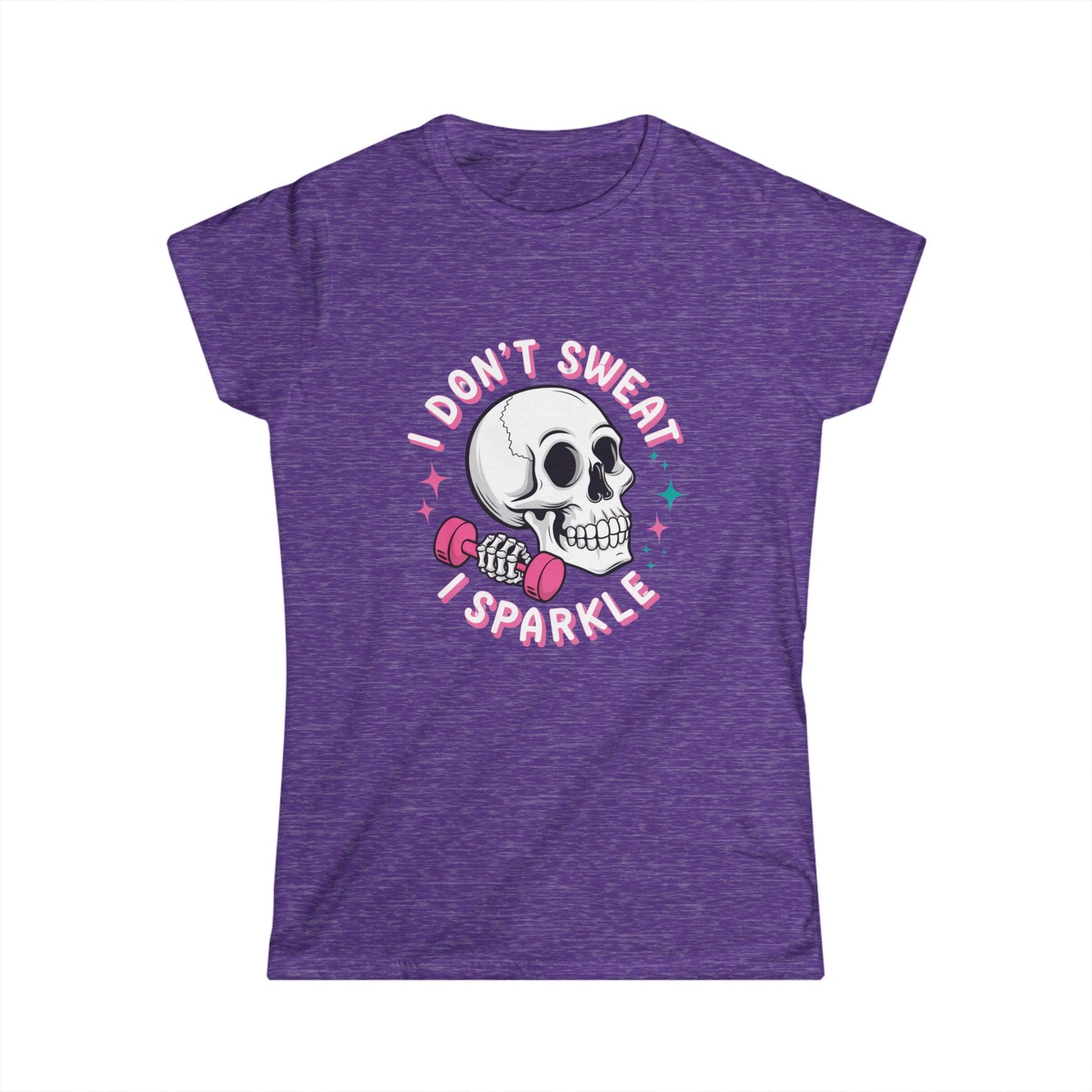 Sparkling Skull Fitness Tee, womens