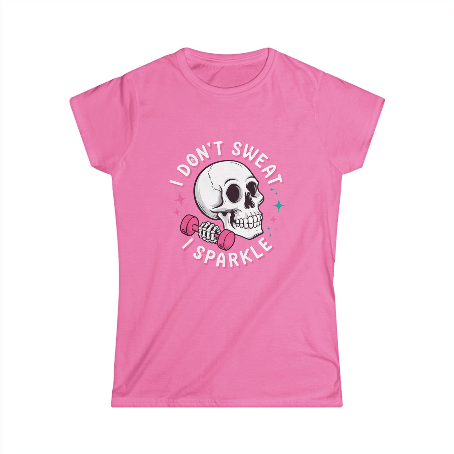 Sparkling Skull Fitness Tee, womens