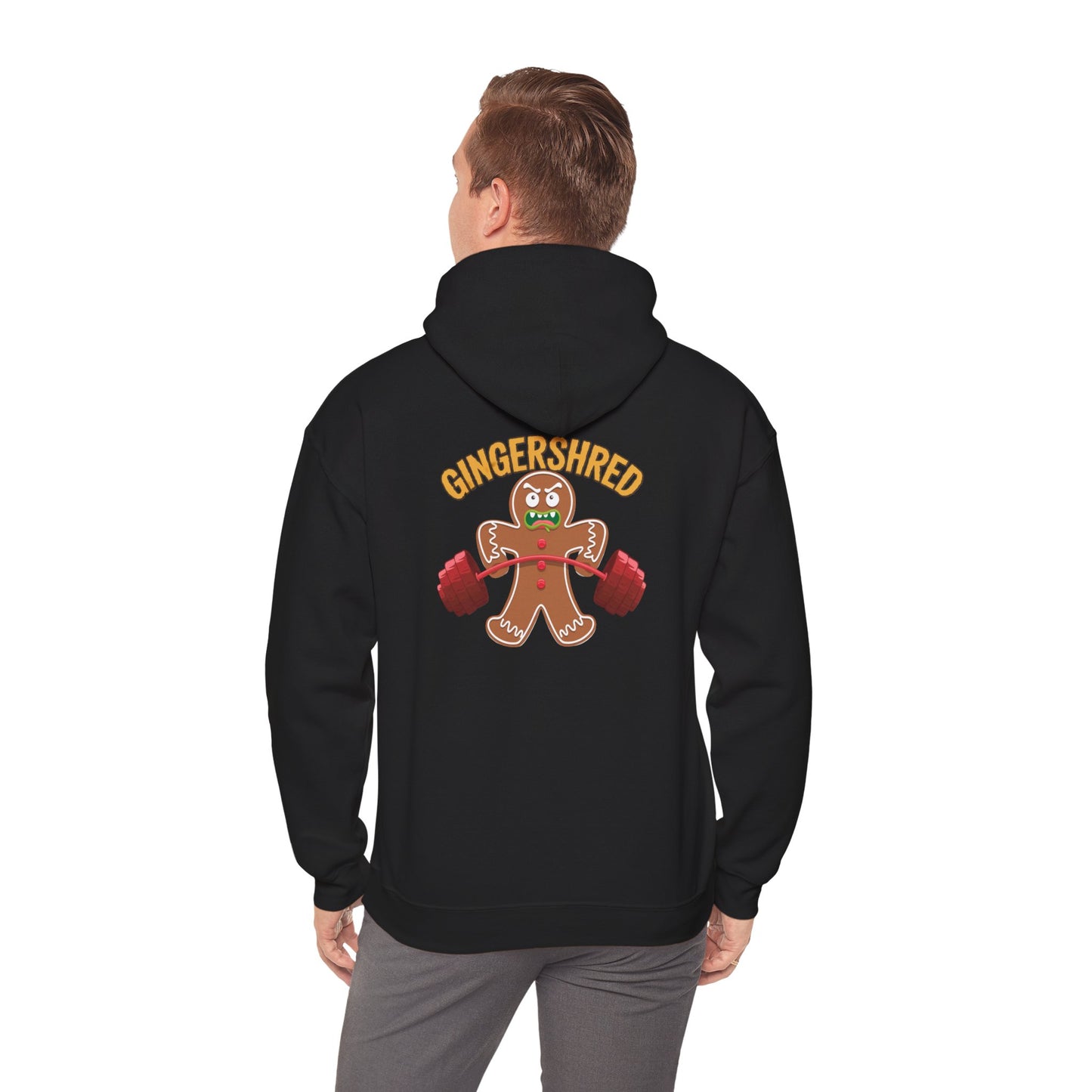 Ginger Shred Workout Hoodie - Holiday Gingerbread Sweatshirt