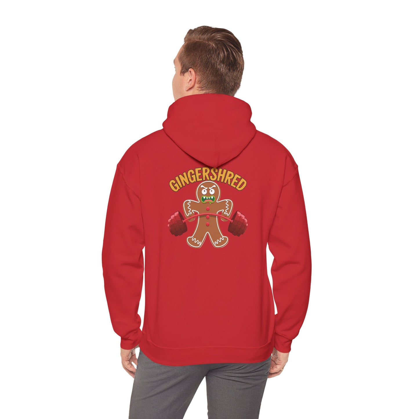 Ginger Shred Workout Hoodie - Holiday Gingerbread Sweatshirt
