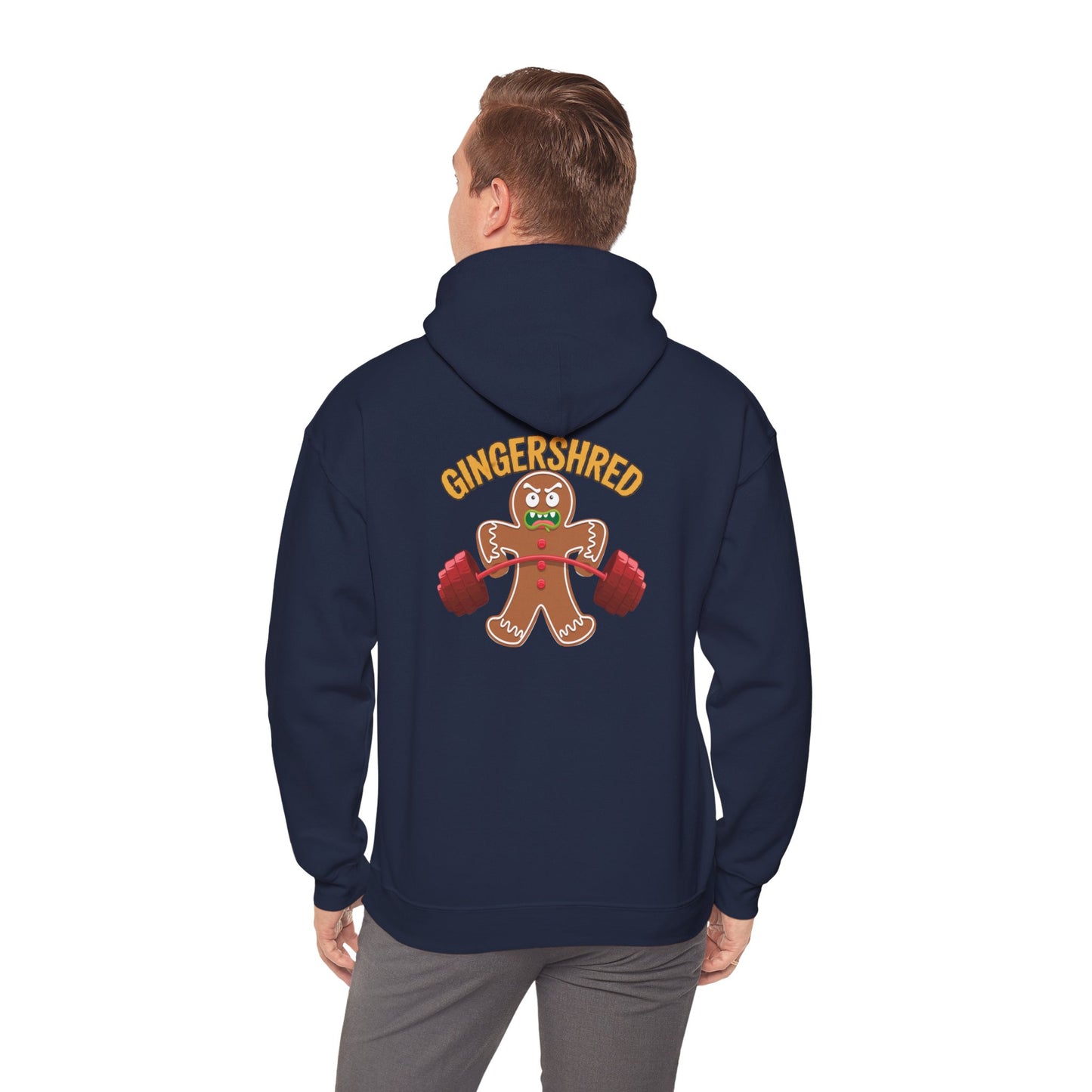 Ginger Shred Workout Hoodie - Holiday Gingerbread Sweatshirt